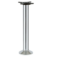 Hercules Floor-Fixing Dining Chrome Pedestal